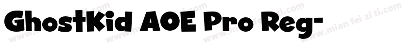 GhostKid AOE Pro Reg字体转换